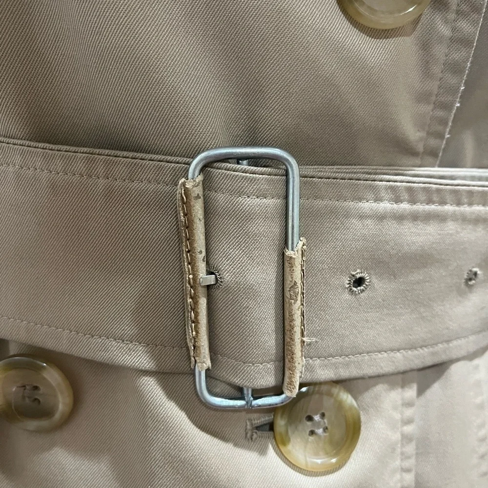 BURBERRYS LONG TRENCH COAT - Picture 7 of 14